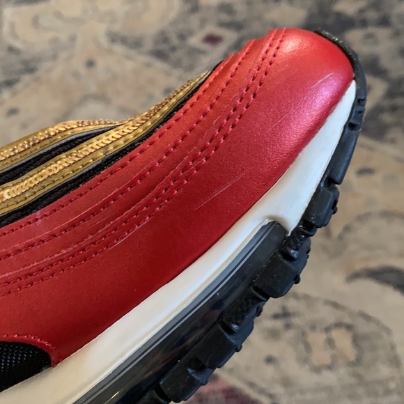 Nike Air Max 97 'Gold Sequin' Sneakers - Picture 9 of 11